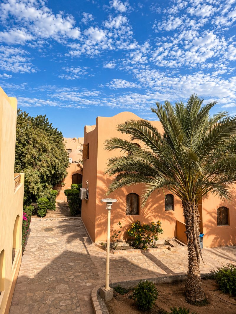 Kafr El Gouna Two Bedroom — village exterior dunes