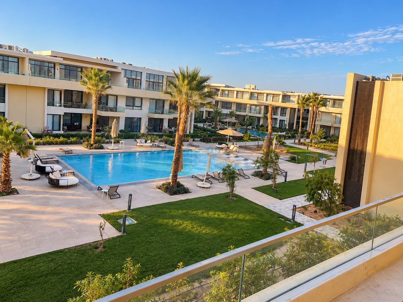 G Cribs One Bedroom — pool and gardens