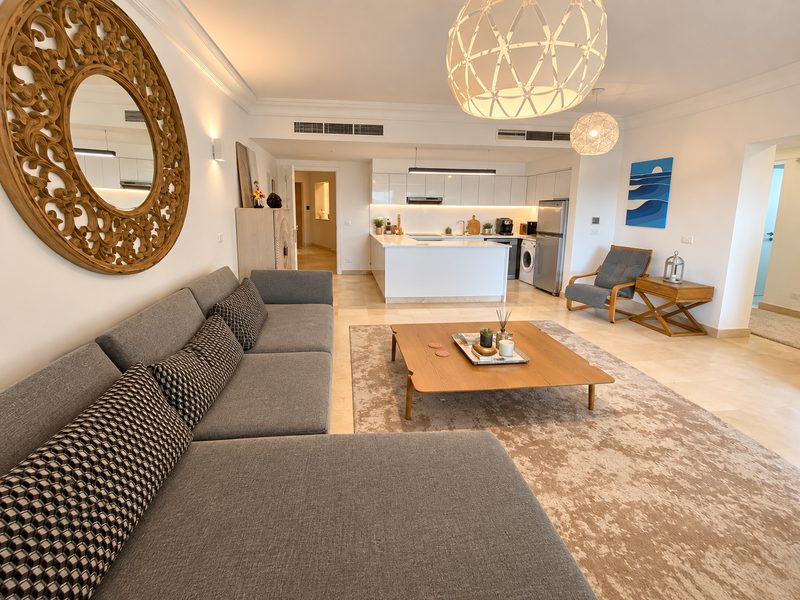 Smokery Marina Two Bedroom — living room wide