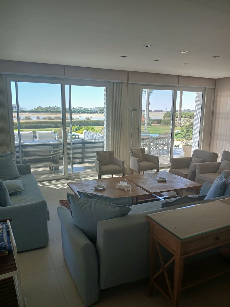 White Villas Four Bedroom Private Pool and Garden — living to terrace